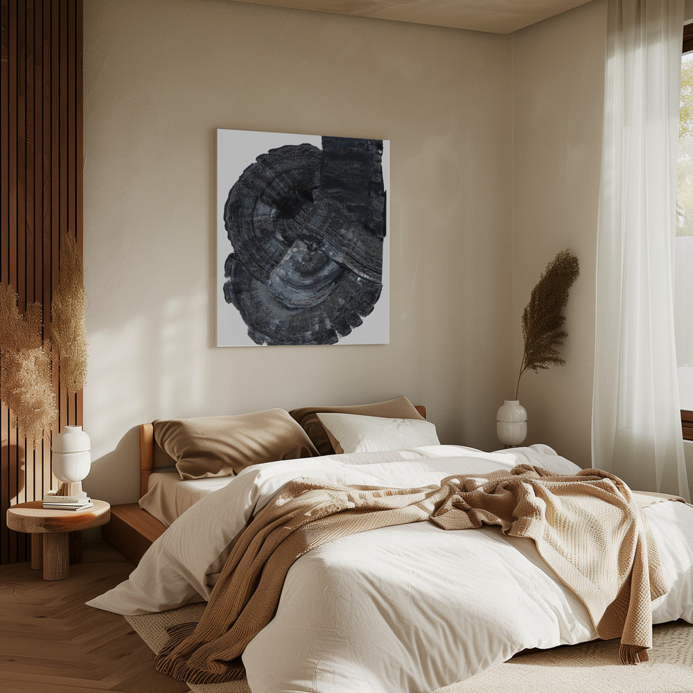 Black Fossil 1 | Canvas