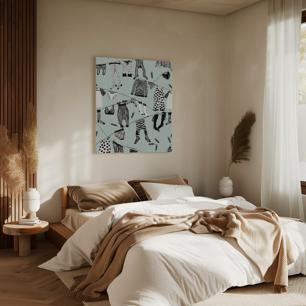 Hang out in laundry room pattern | Canvas