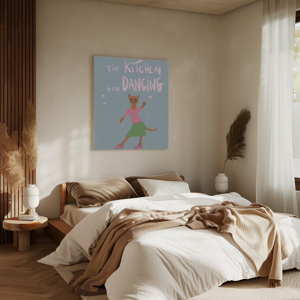 The Kitchen is for dancing | Canvas