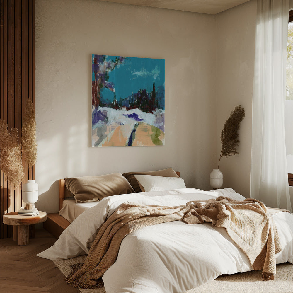 Winter Scene In the Forest 1 | Canvas