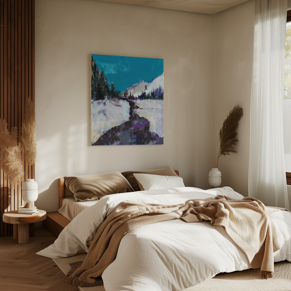 Winter Scene In the Forest 3 | Canvas