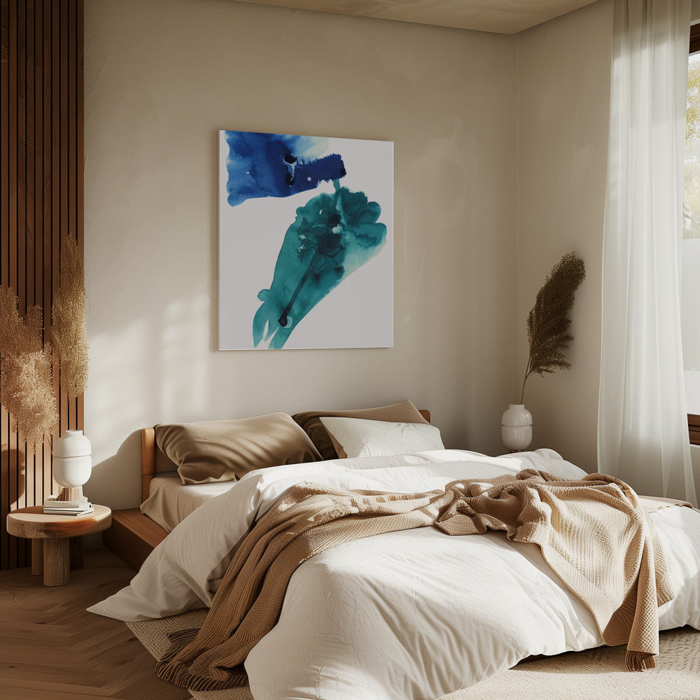 Abstract Watercolour Washes Shapes 1 | Canvas