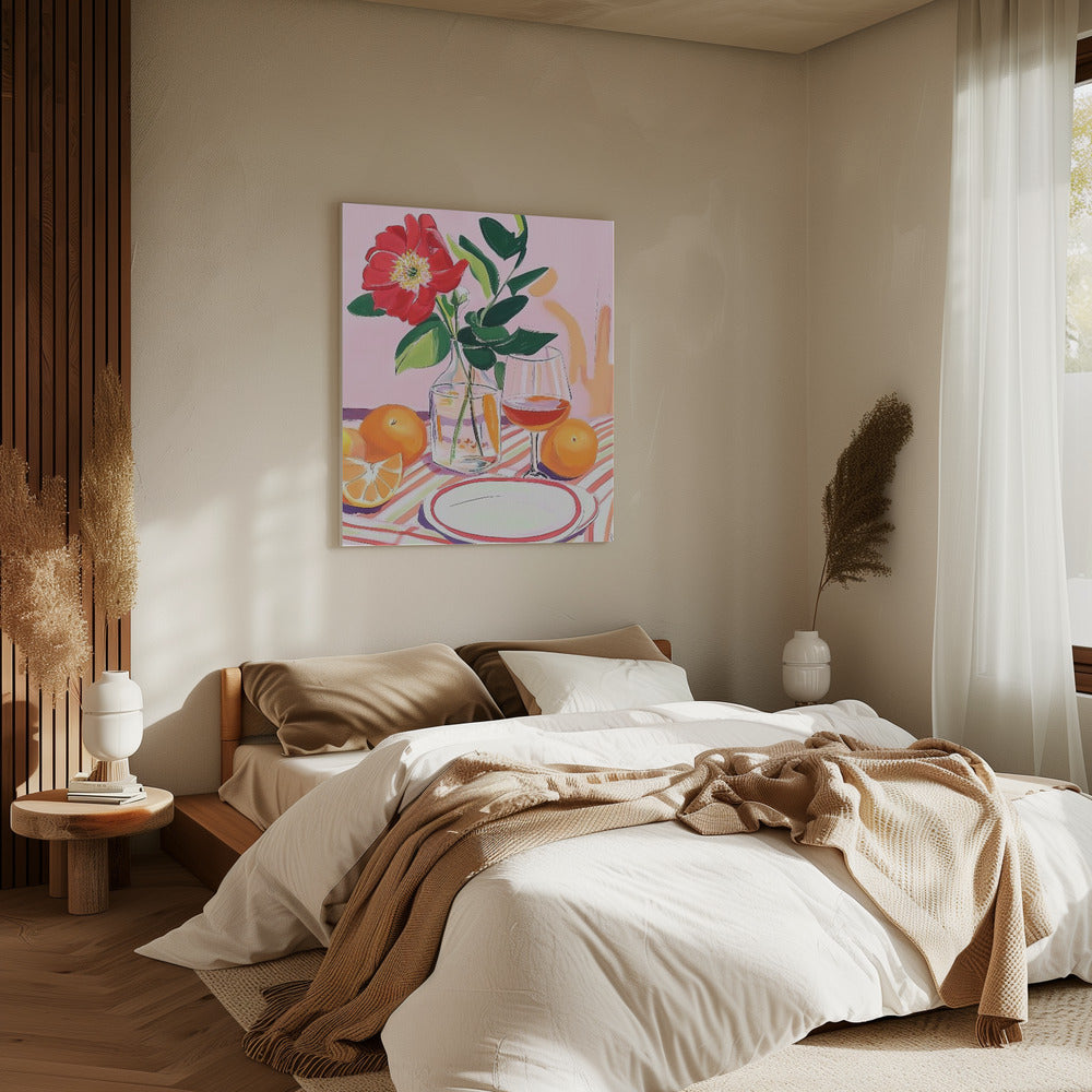 The Rose and the Oranges | Canvas