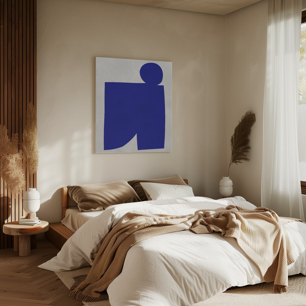 Blue and white art 1 | Canvas