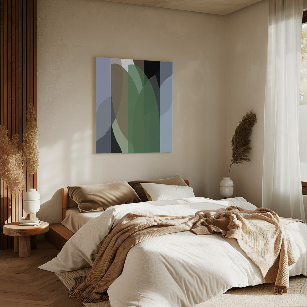 Abstract Shapes Art Print No 3 | Canvas