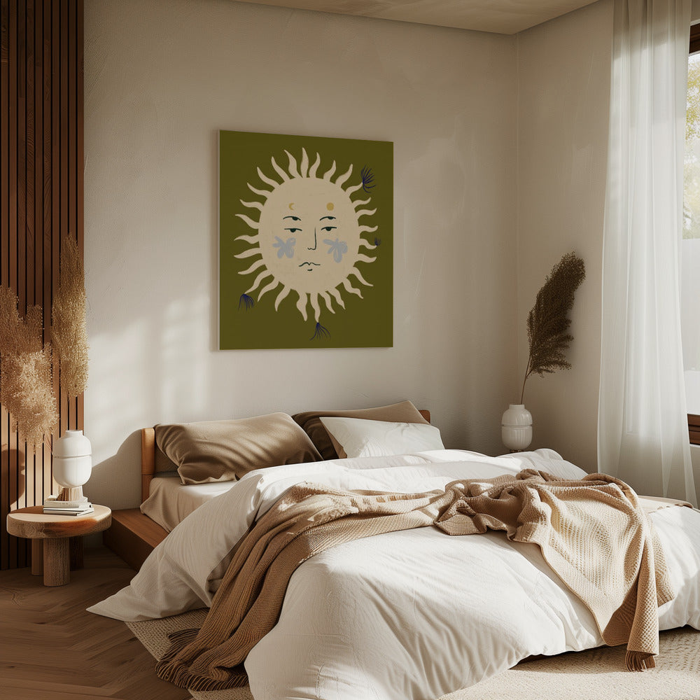 Sun's Serene Face | Canvas