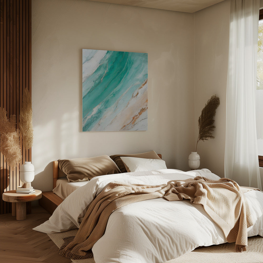 Ocean Waves Or Marble Patterns | Canvas