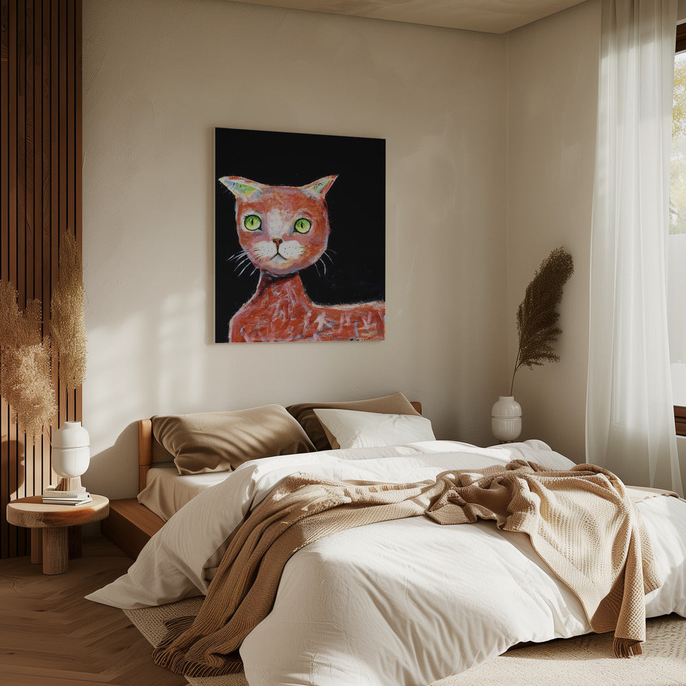 The Red  Cat | Canvas