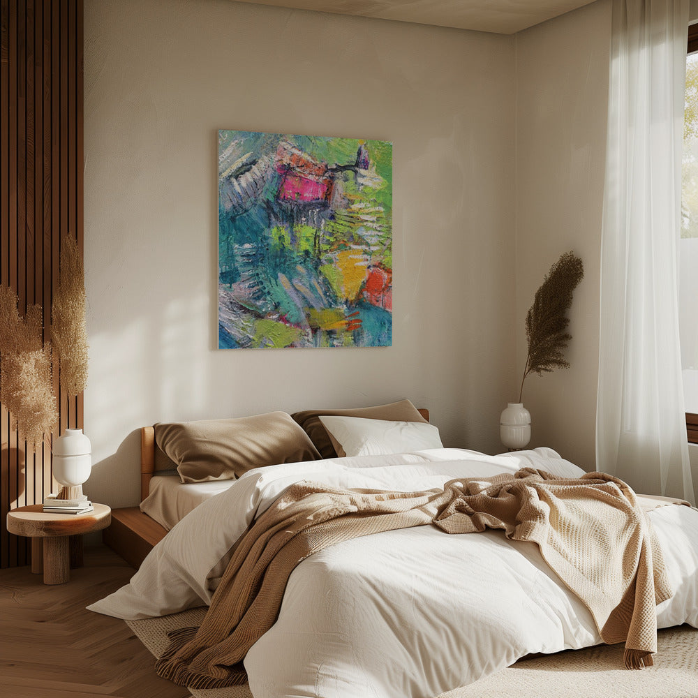 Expressionist Colorful Abstract | Canvas