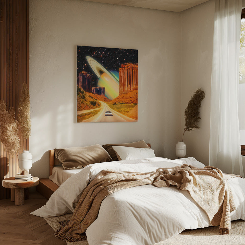 Road Trip to the Rings of Infinity | Canvas