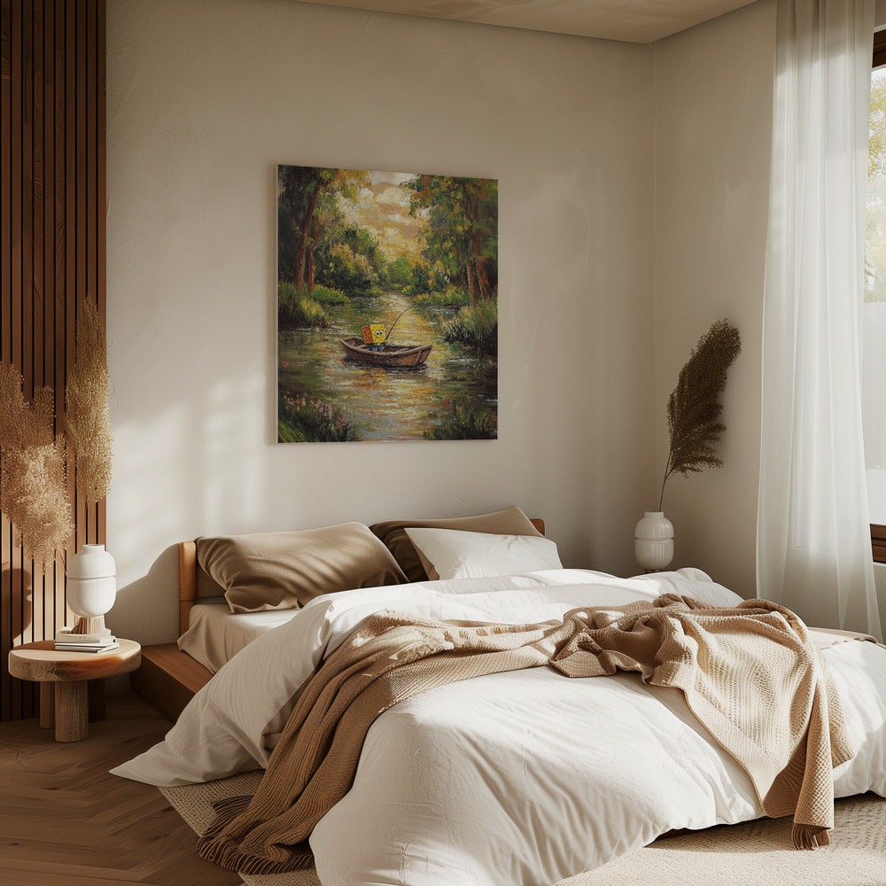 Bob by the river | Canvas