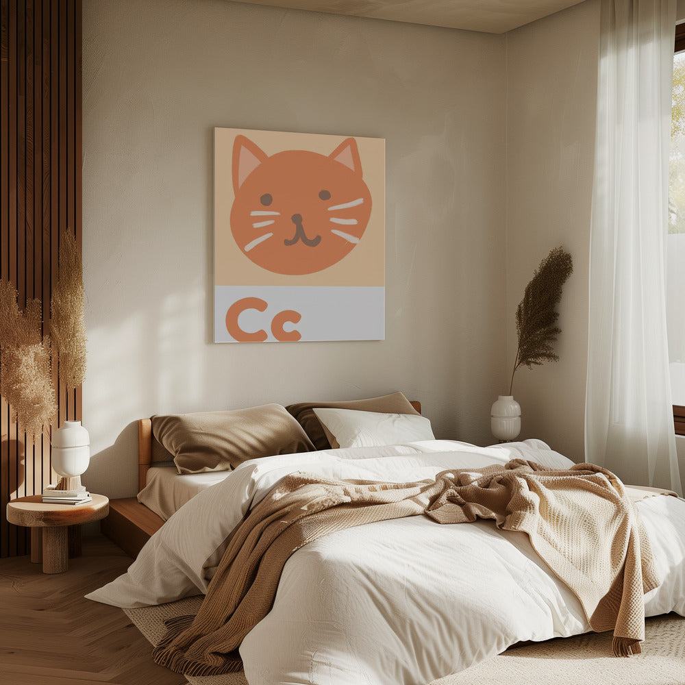 Cuddly Cat C | Canvas