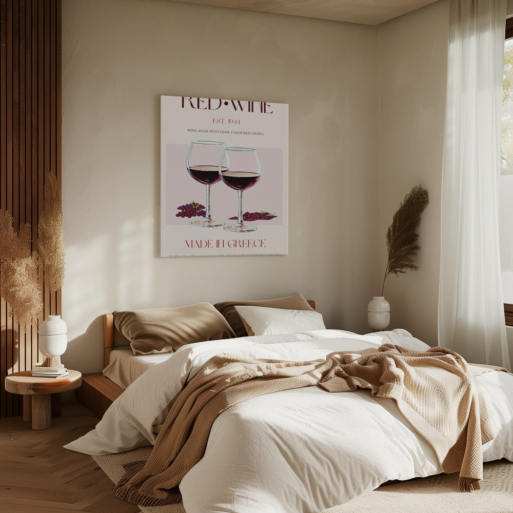 Greek Wine Elegance | Canvas