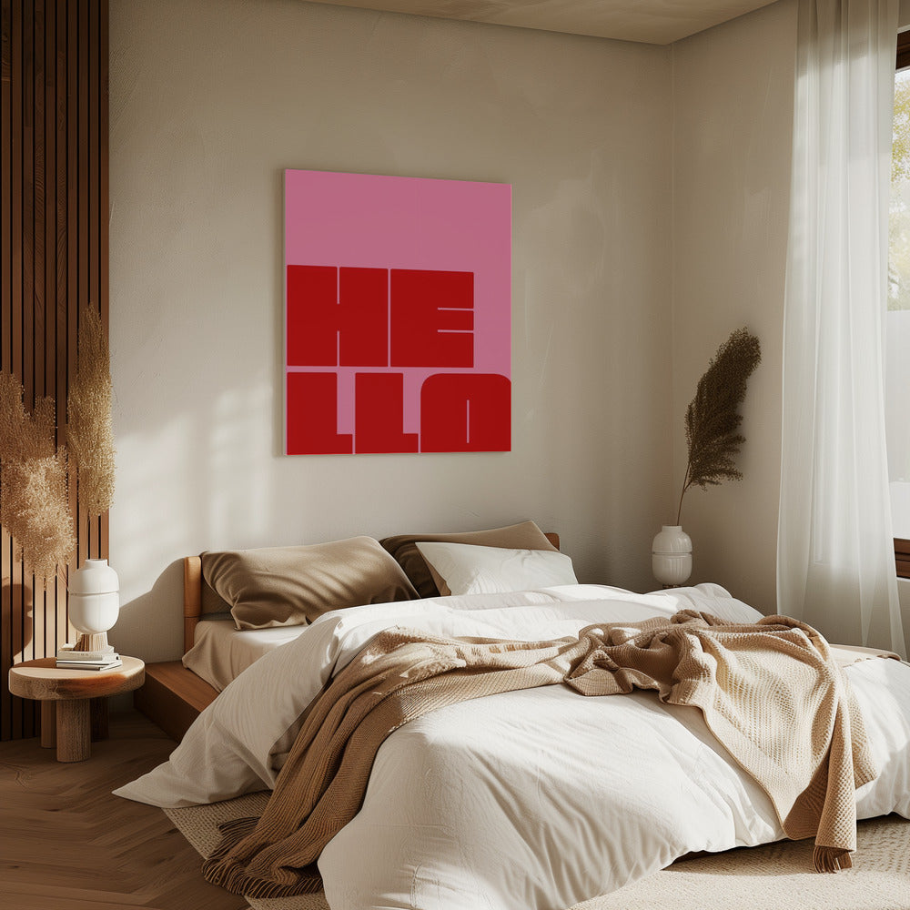 Bold Greeting Bliss | Canvas