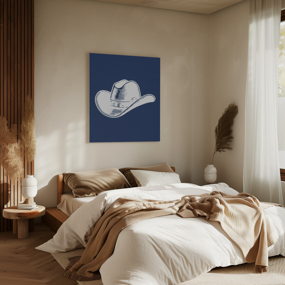 Navy Blue Cowboy Hat | Canvas