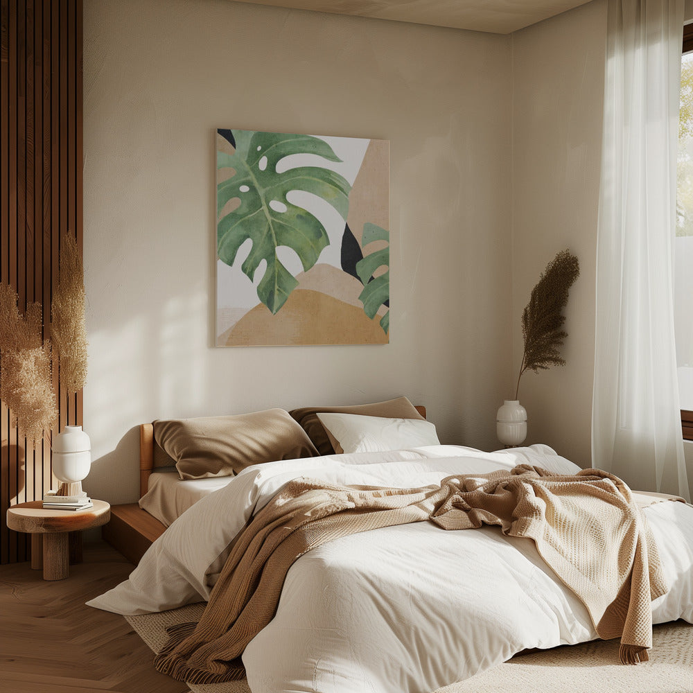 Abstract Art Tropical Leaves | Canvas