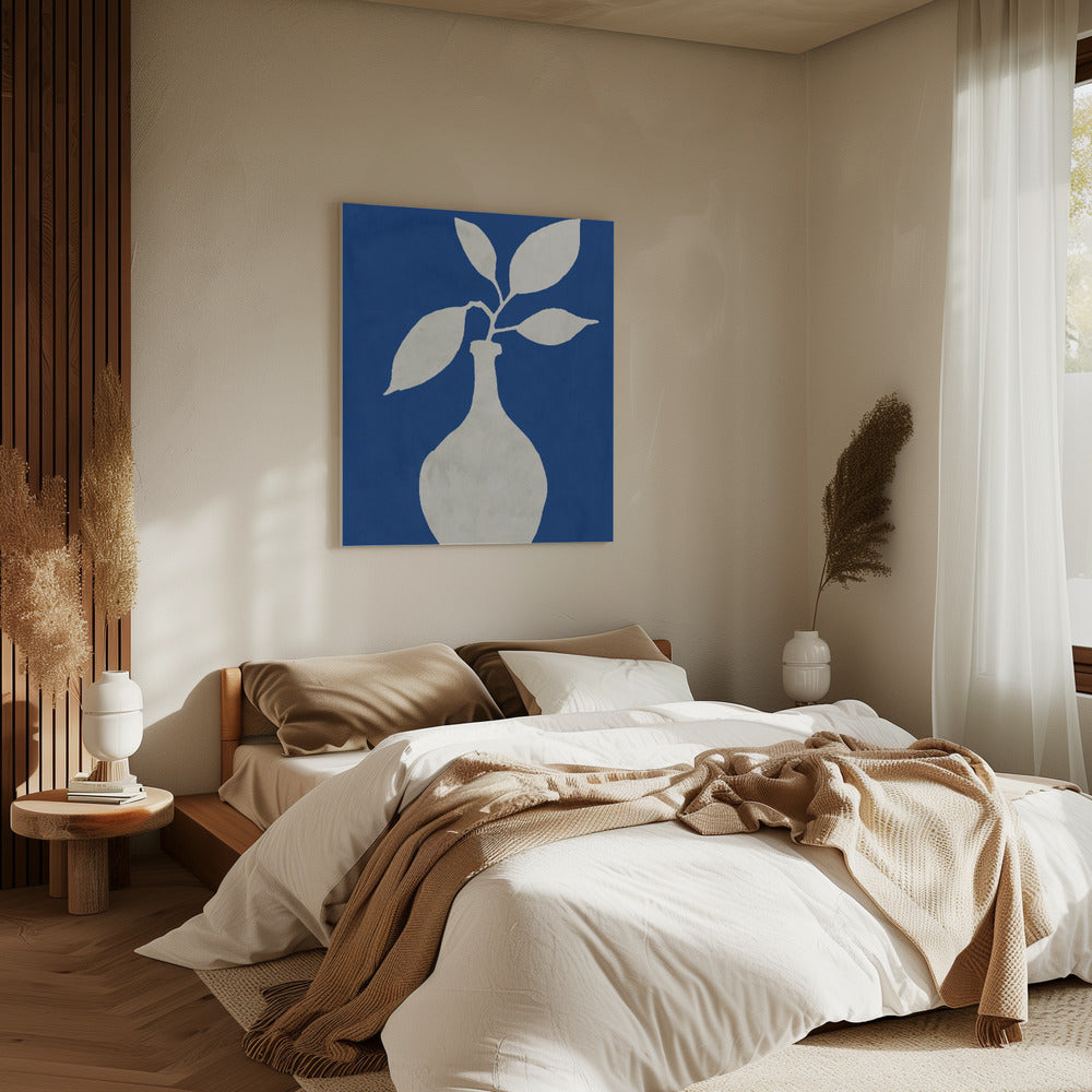 White Vase Silhouette | Canvas