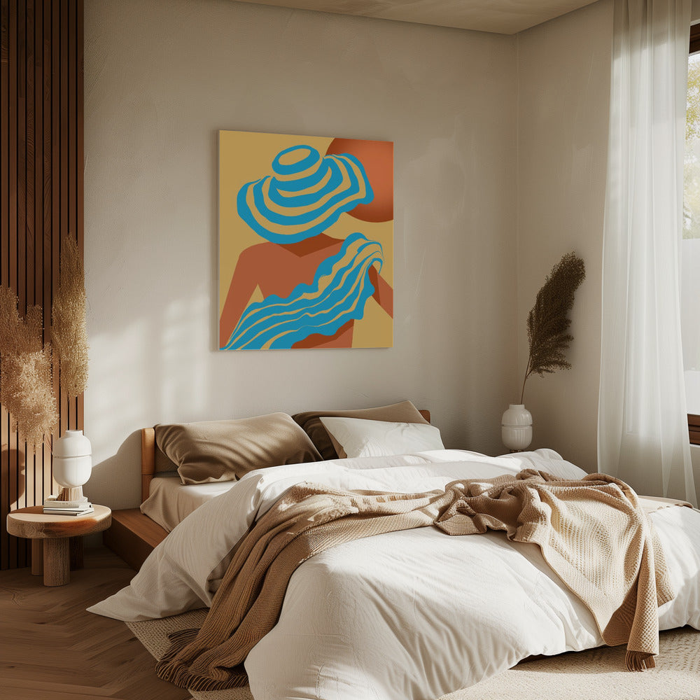 Sunlit Wavesstripe | Canvas