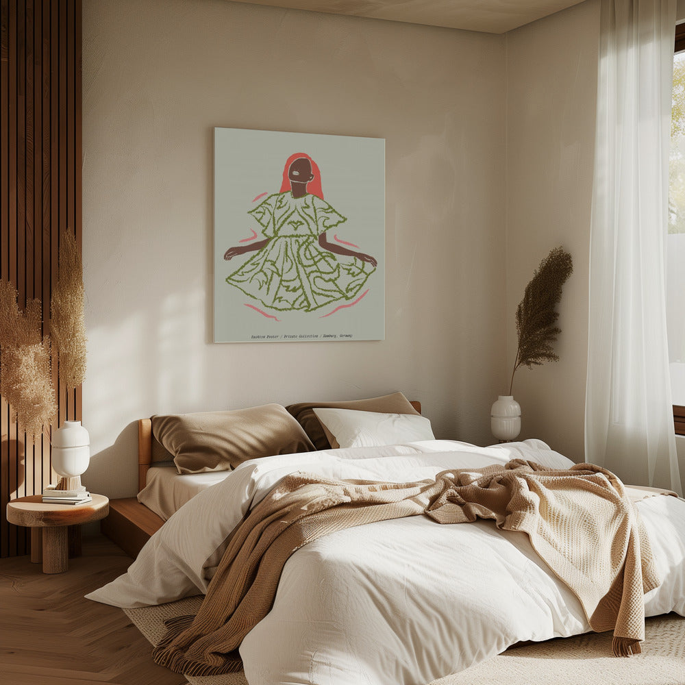 Elegance in Green | Canvas