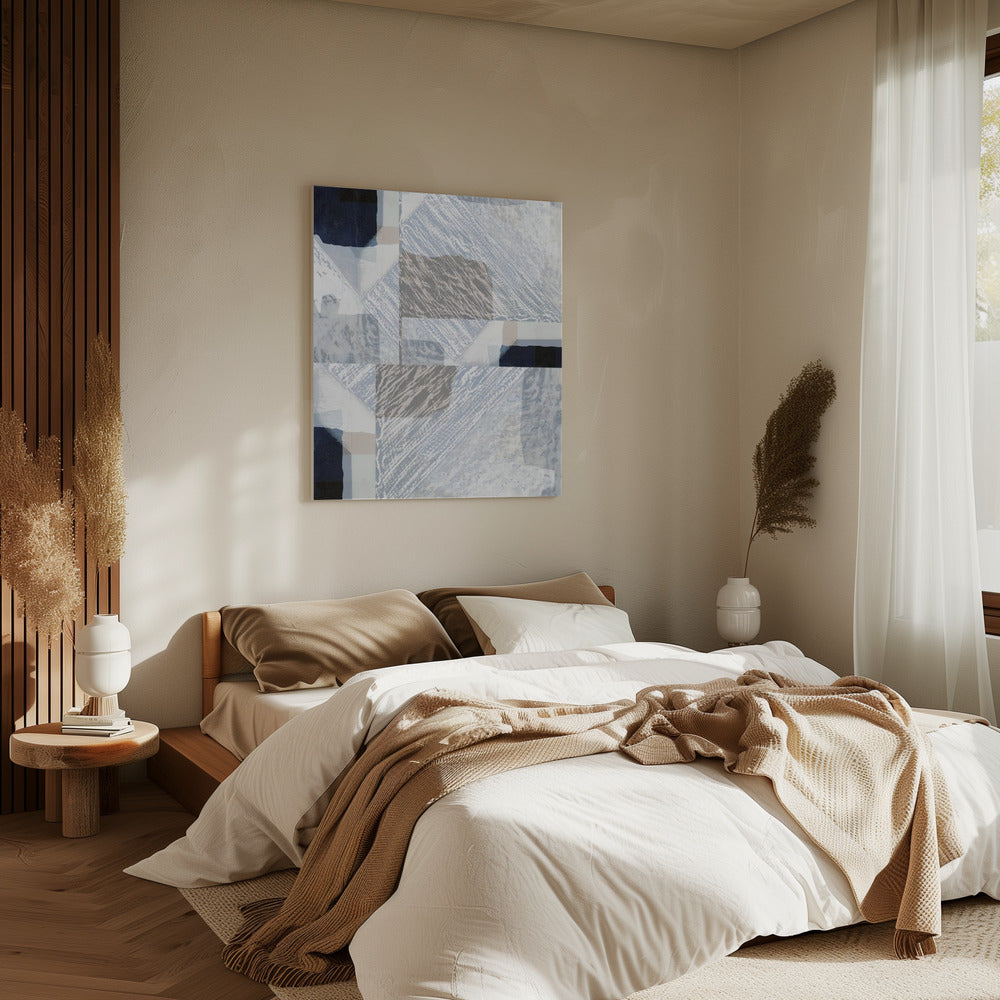 Fragmented Form in White | Canvas