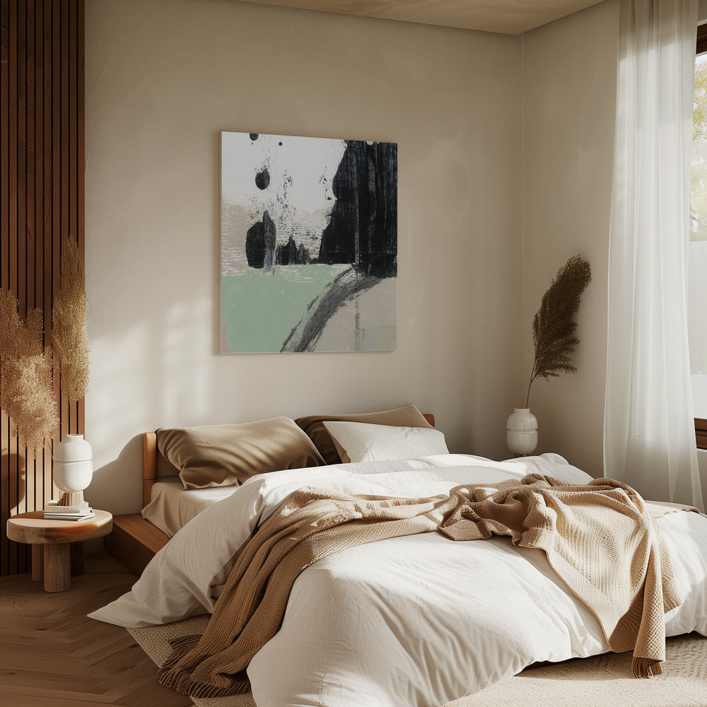 Dynamic Brushstrokes And Monochrome Contrasts | Canvas