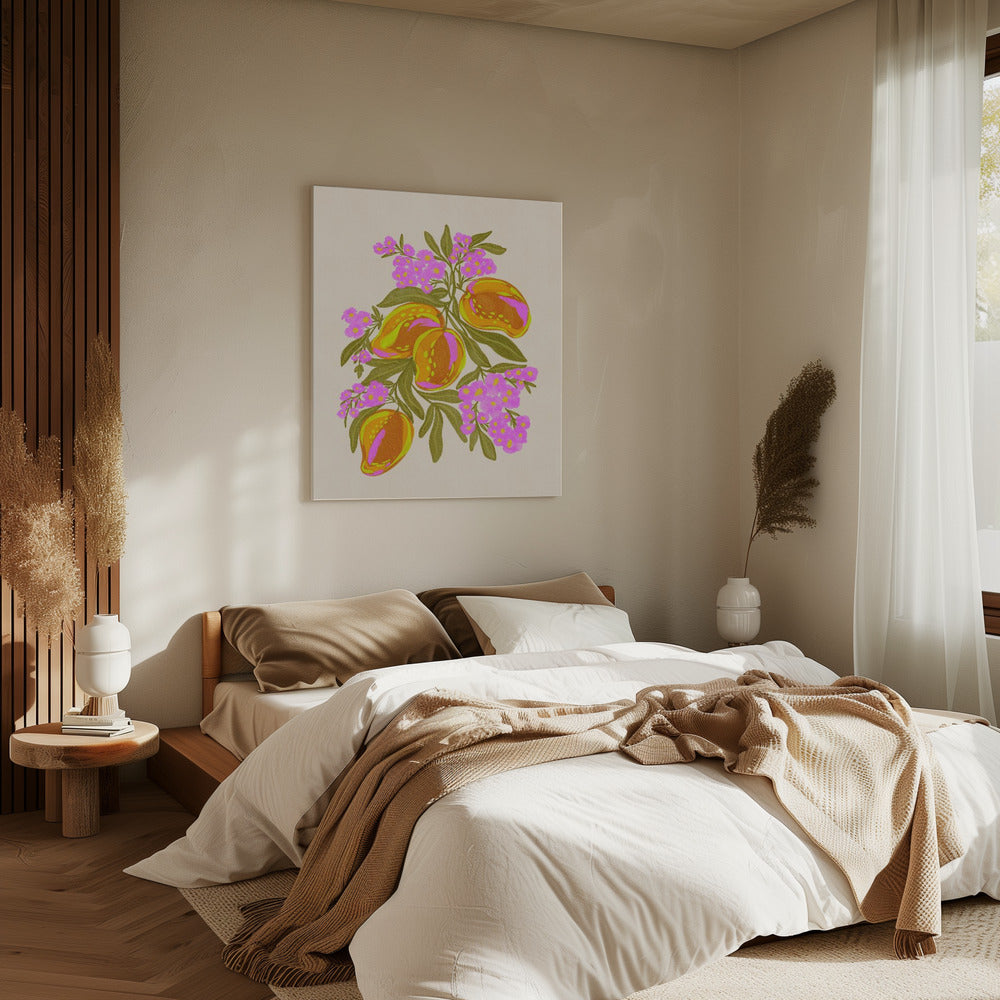 Vibrant Mangoes | Canvas