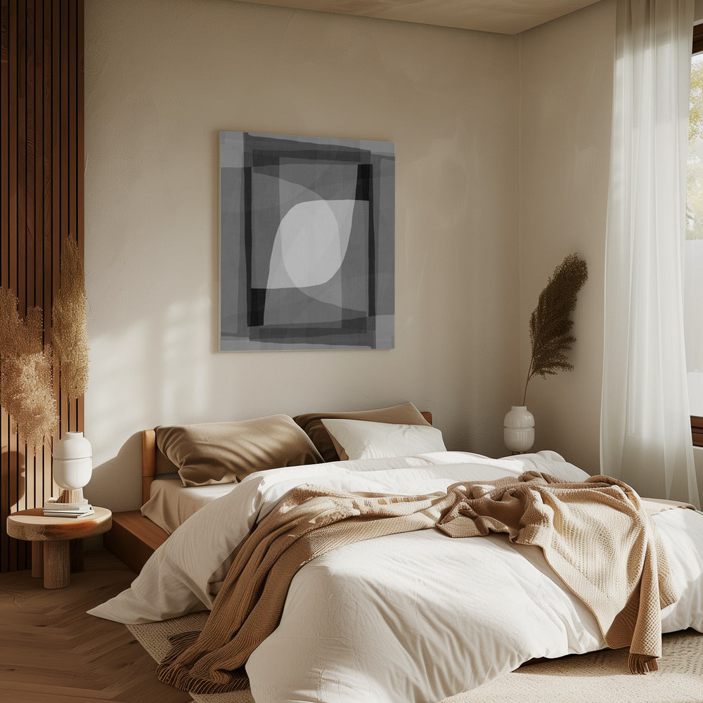 Monochrome Geometry | Canvas