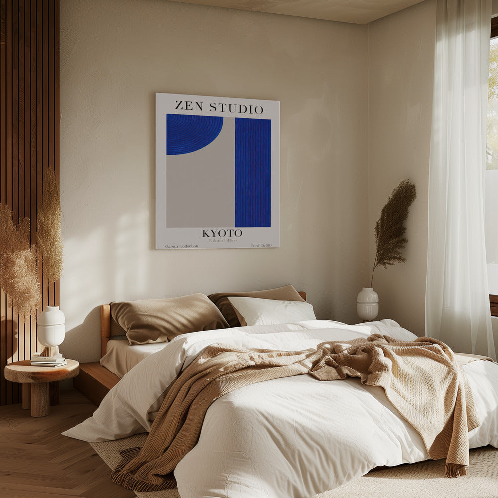 Kyoto Blue Harmony | Canvas