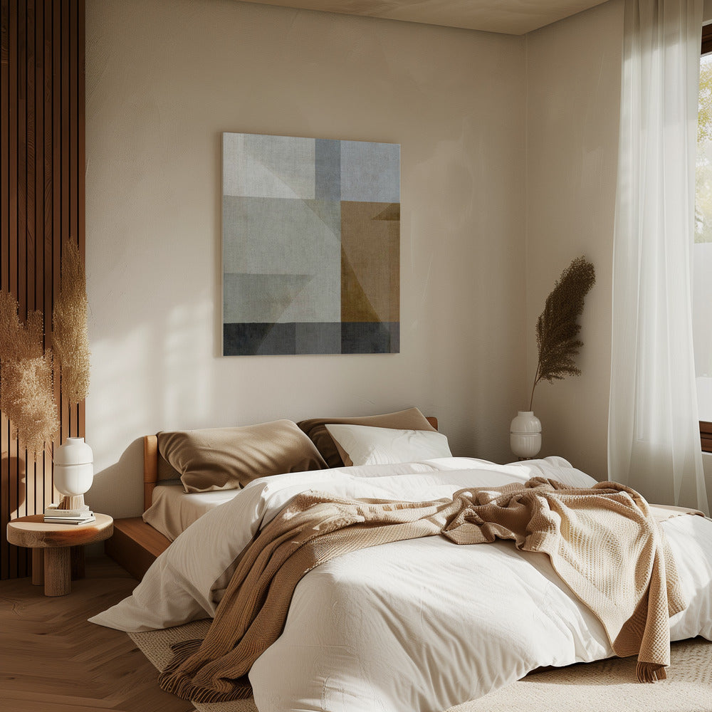 Muted Geometric Shapes | Canvas