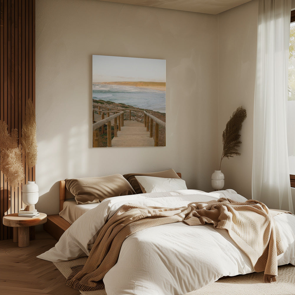 Serene Coastal Landscape At Sunset | Canvas