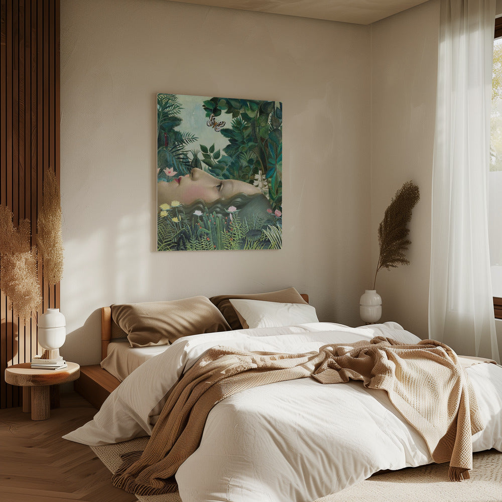 Giovanna In Tropical Garden | Canvas