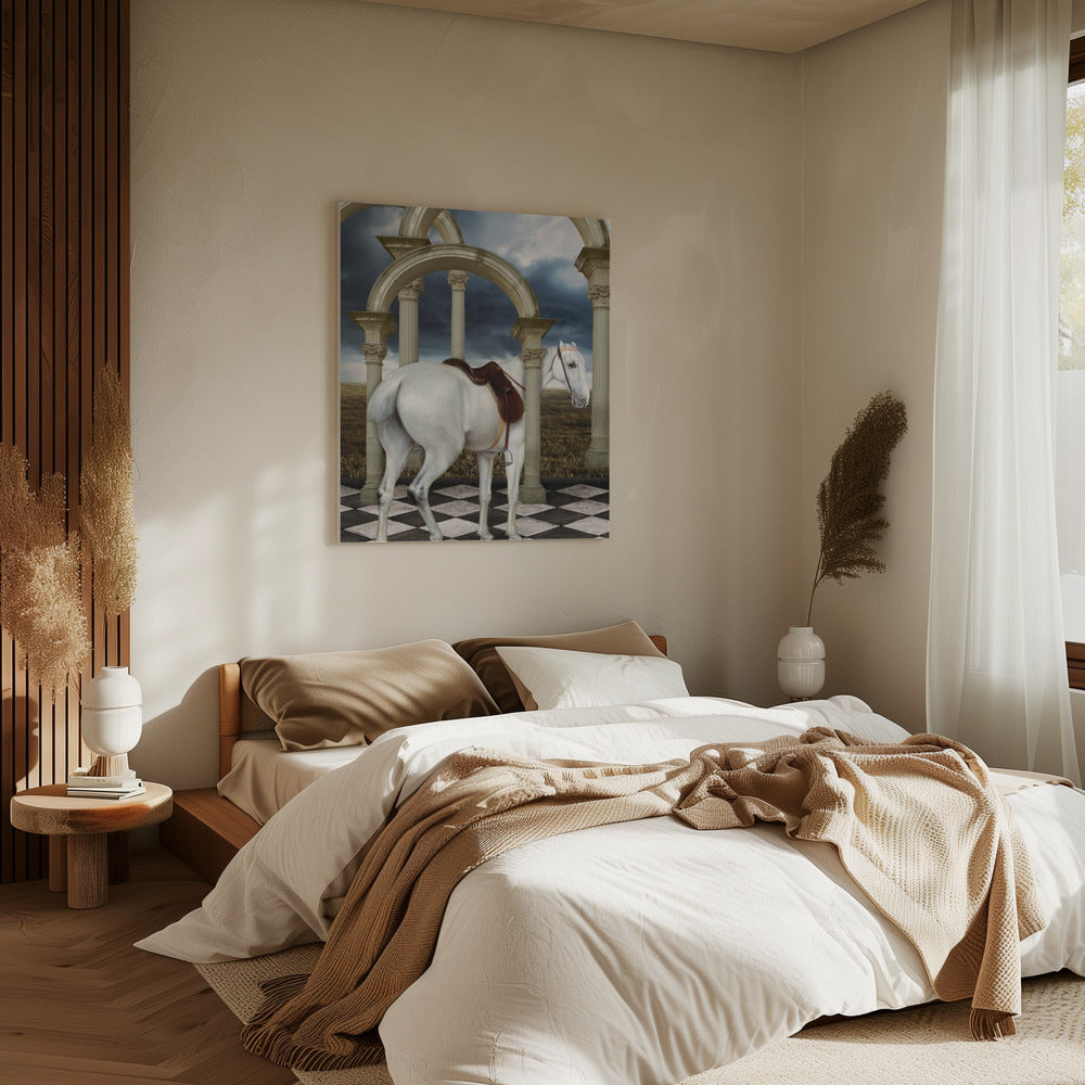 A Lady's Grey Hunter | Canvas