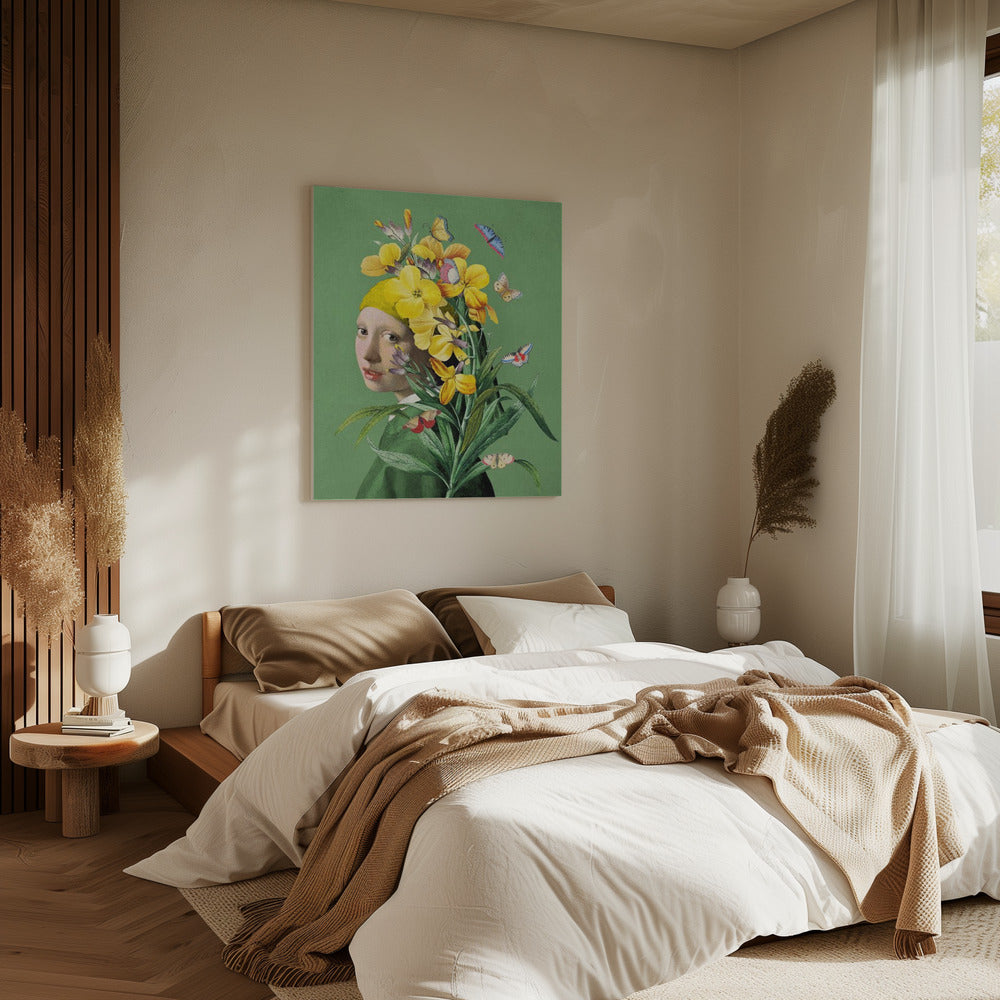 Girl With Pearl Earring   the Springtime Edition Ii | Canvas