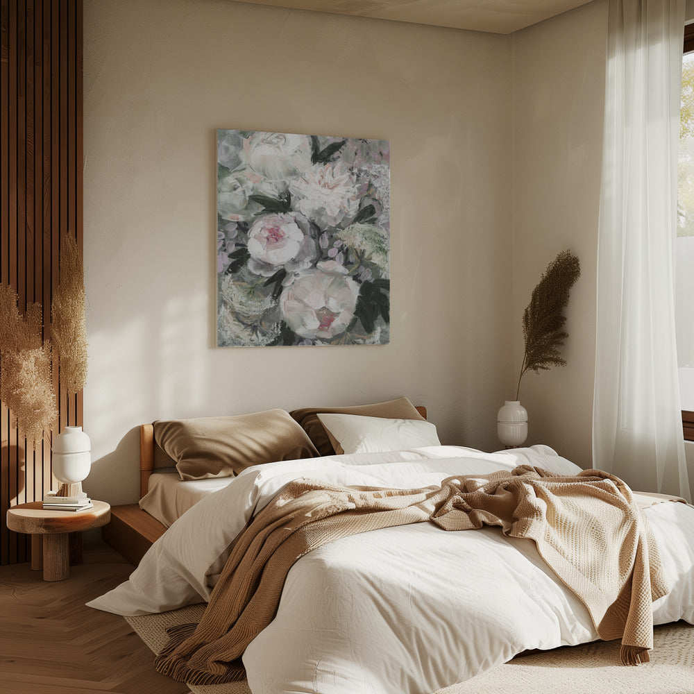 flForal Composition With White And Pink Flowers | Canvas