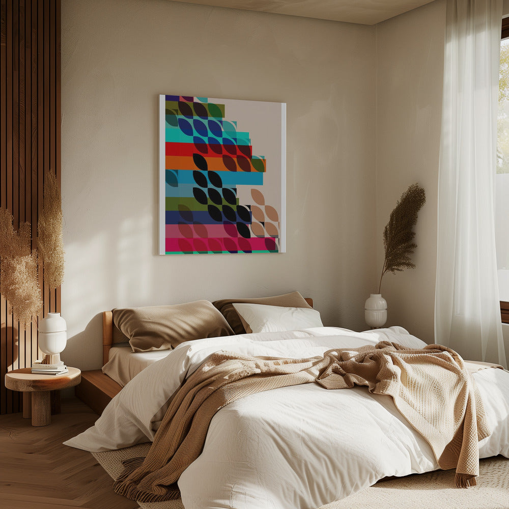 Geometric Shapes And Vibrant Colors | Canvas