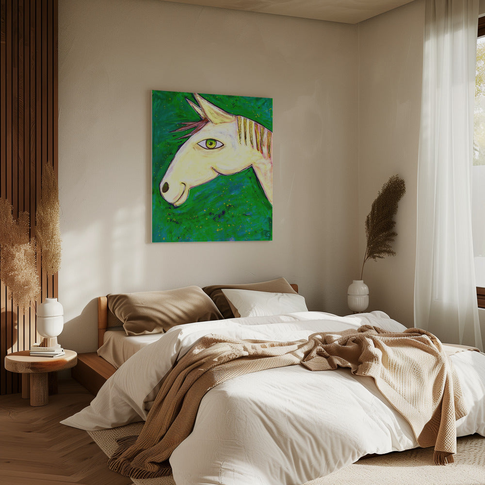 Dreaming of Horses Green | Canvas