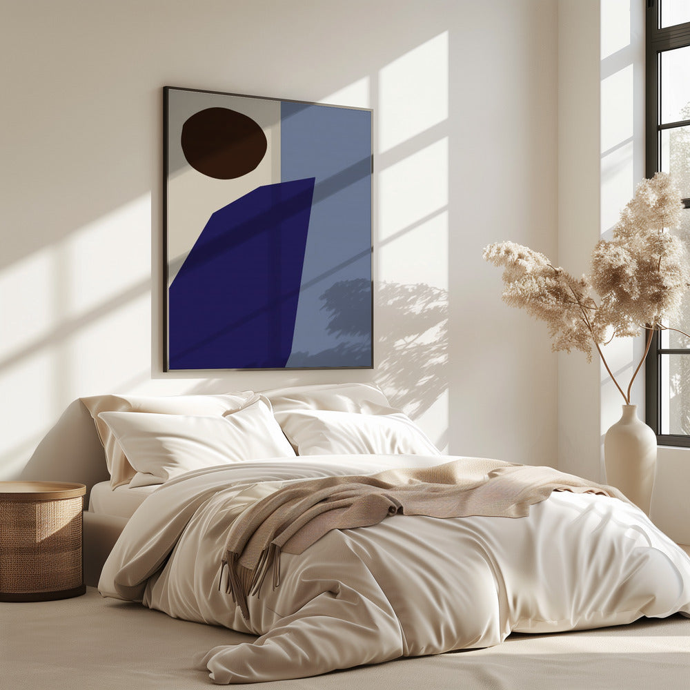 Color Blocks 02 Blue | Poster