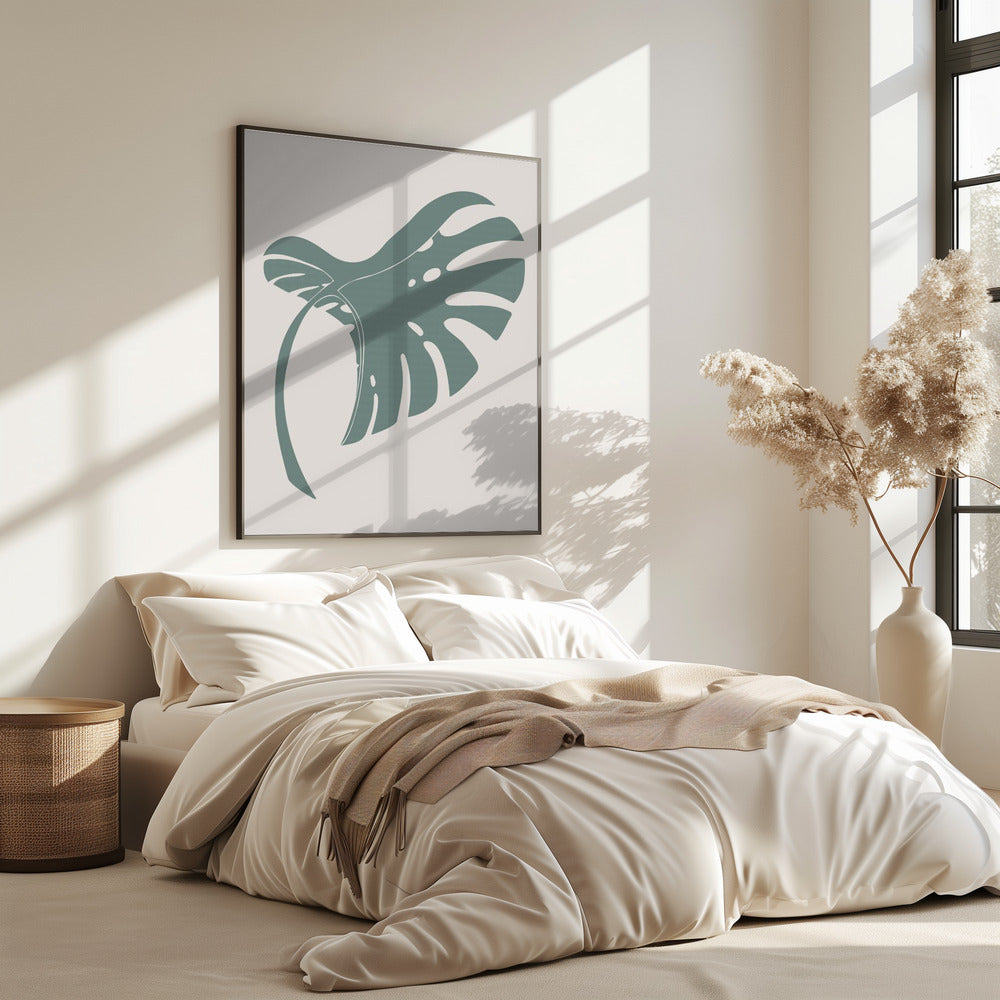 Monstera Bent Green | Poster