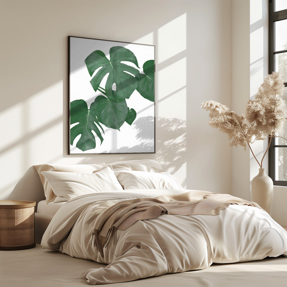 Monstera Aqua 01 | Poster