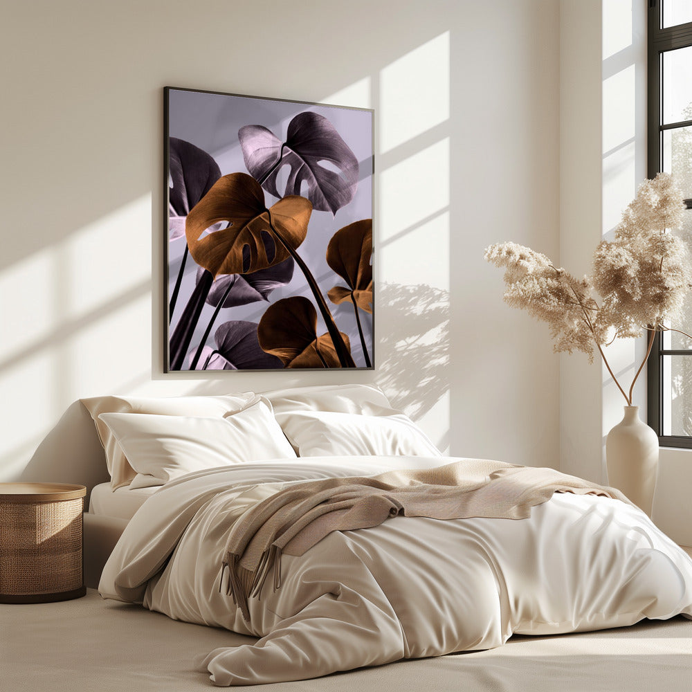 Monstera Purple 01 | Poster