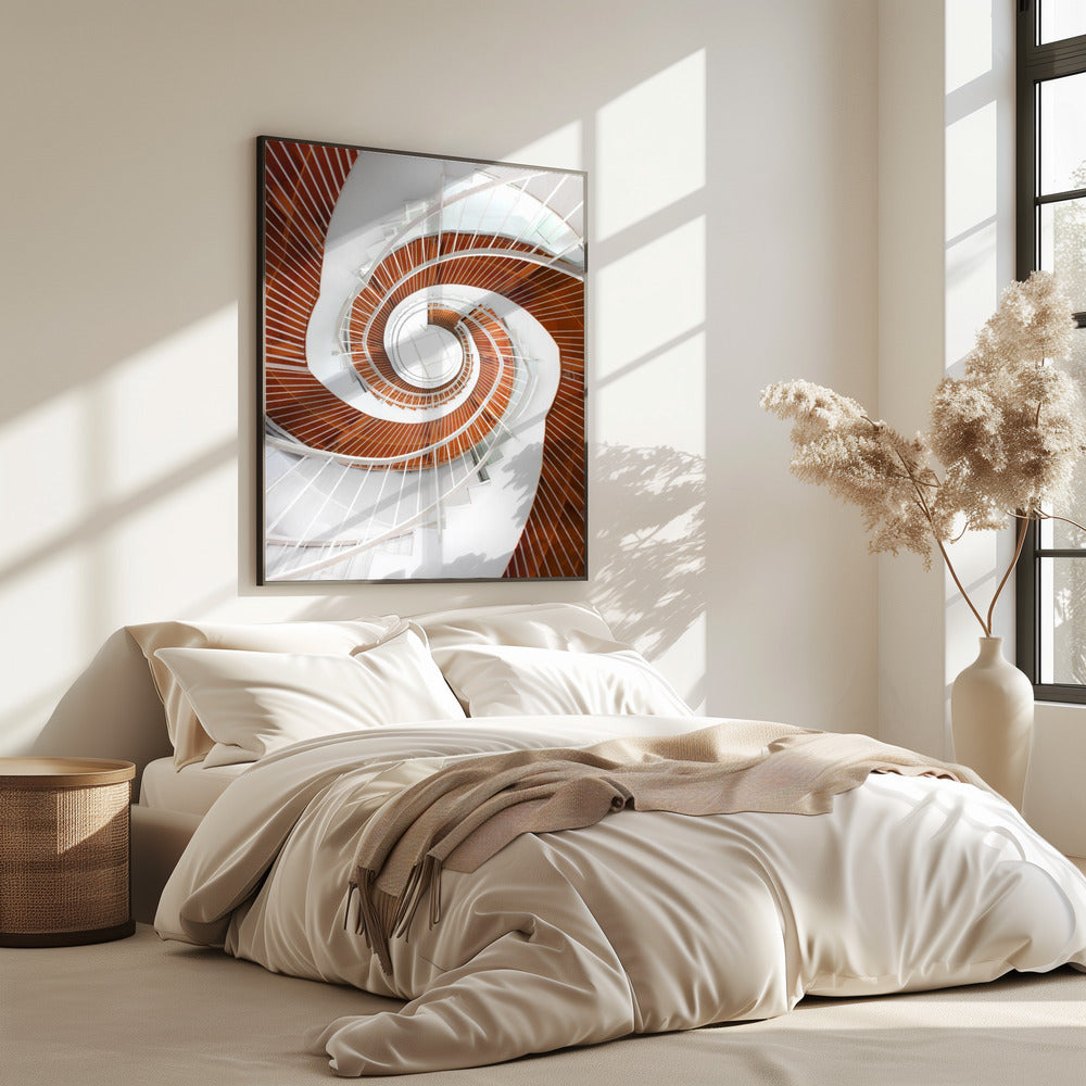 木制螺旋楼梯 | Poster