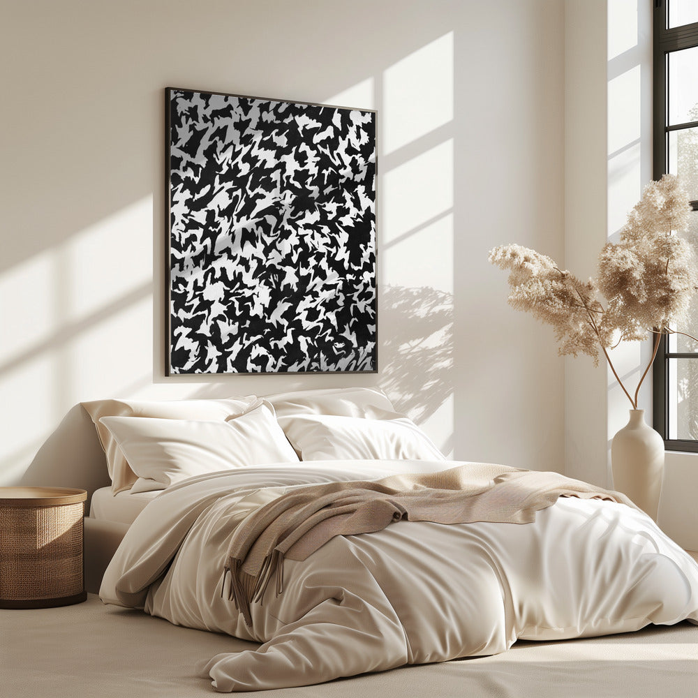 Monochrome Whirl | Poster