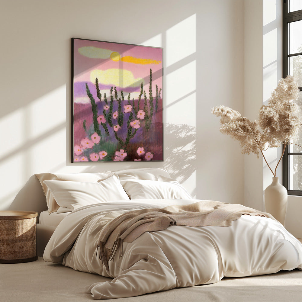 Desert Bloom Sunrise | Poster
