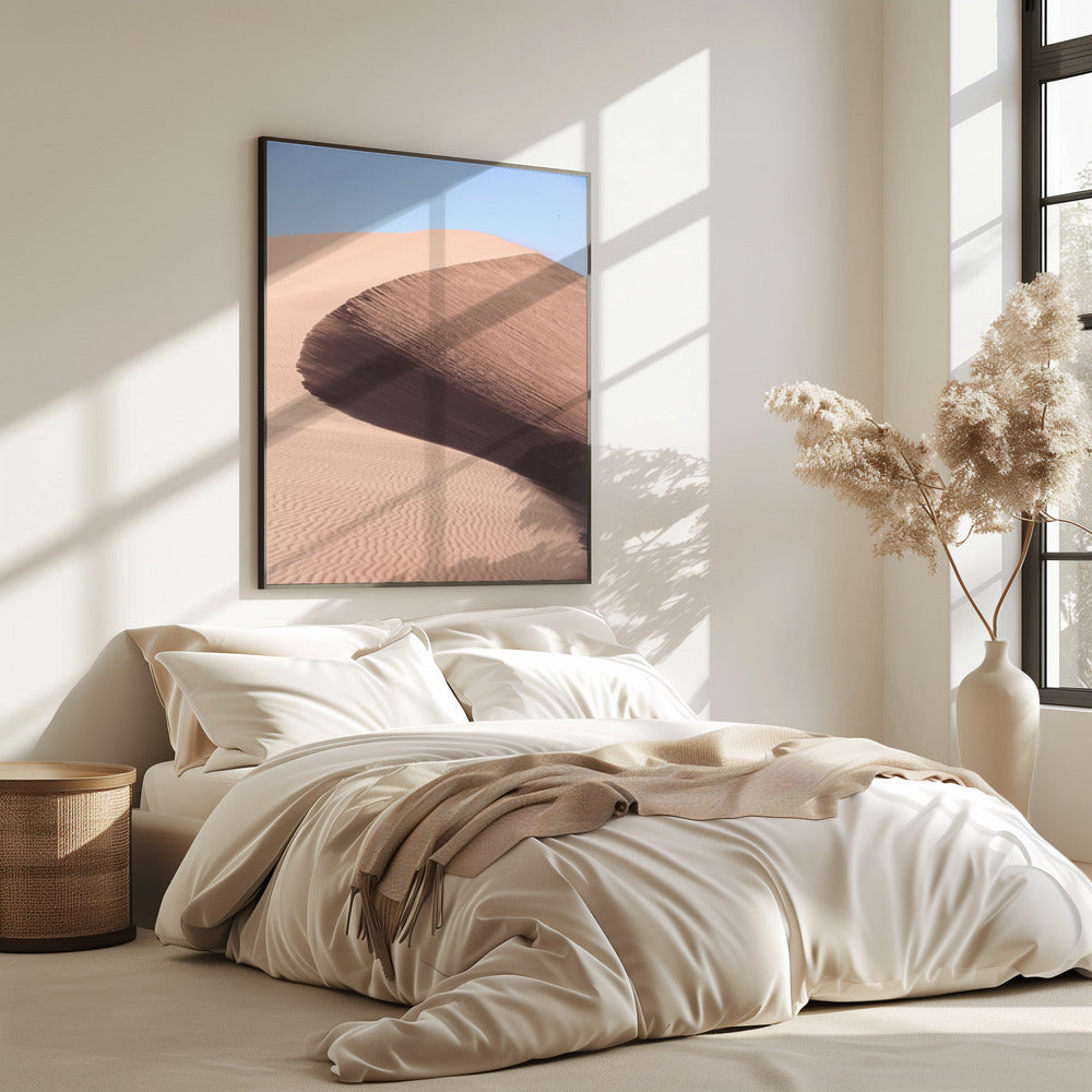 Desert's Graceful Curve | Poster