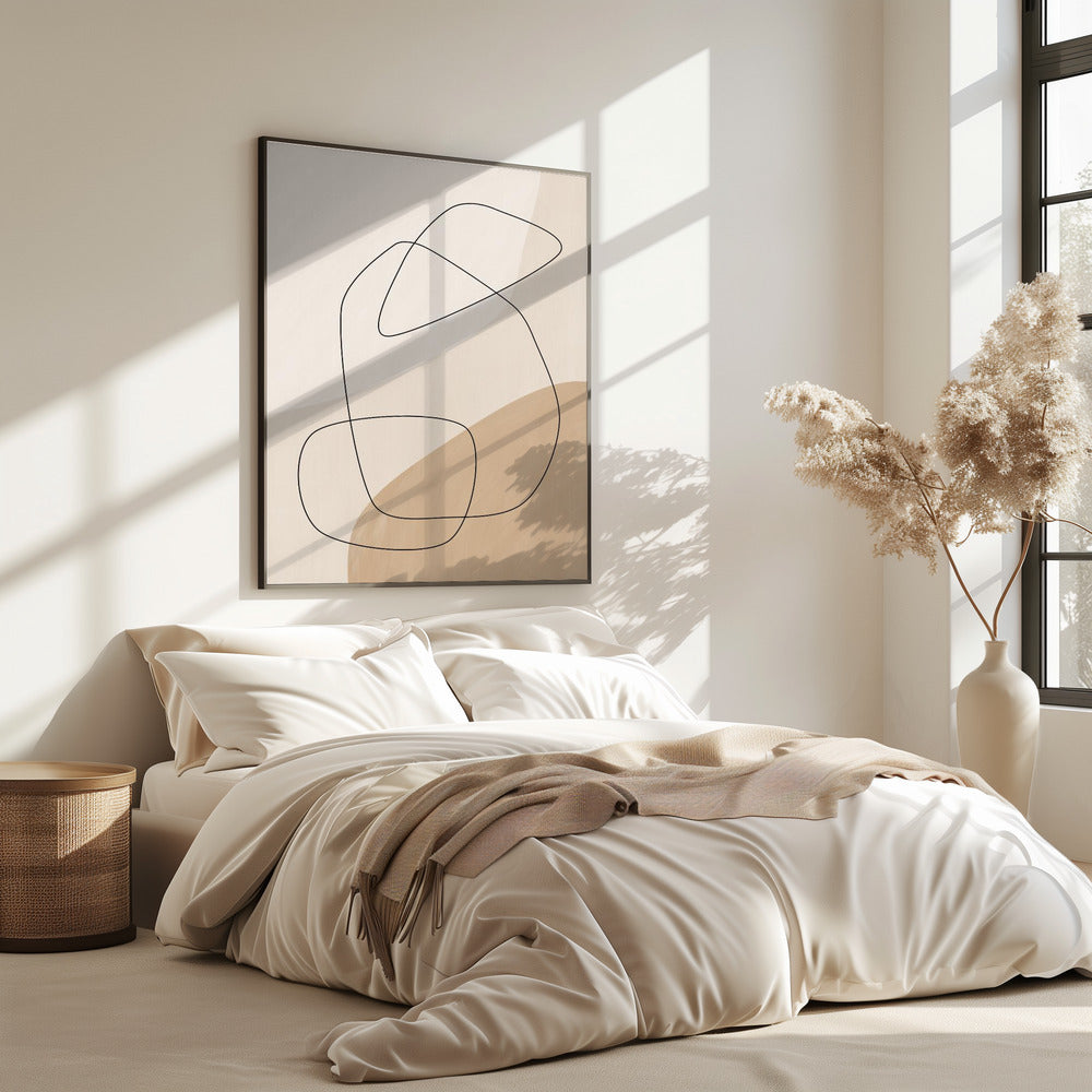 Graphic Shapes & Lines Poster | Poster