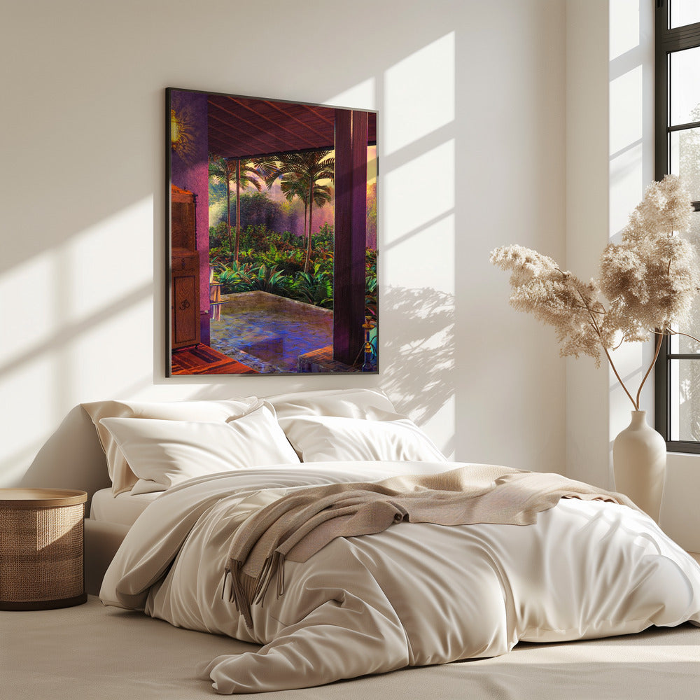 Rainforest Infinity Pool Art Print (a1) | Poster