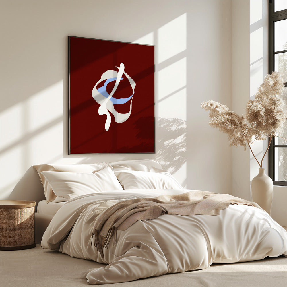 Dart red abstract | Poster