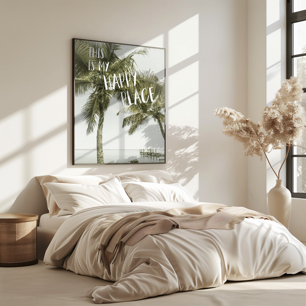 This is my happy place | Oceanview | Poster