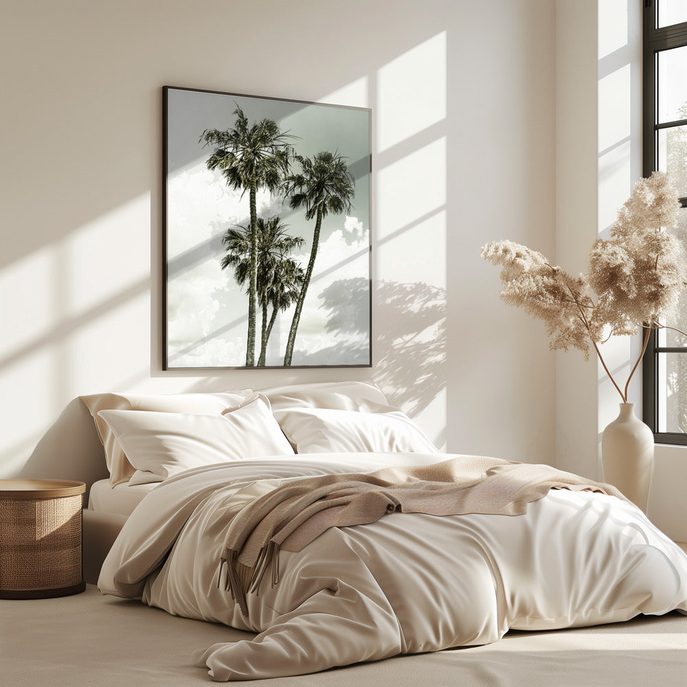 Palm Trees and sky | Vintage | Poster