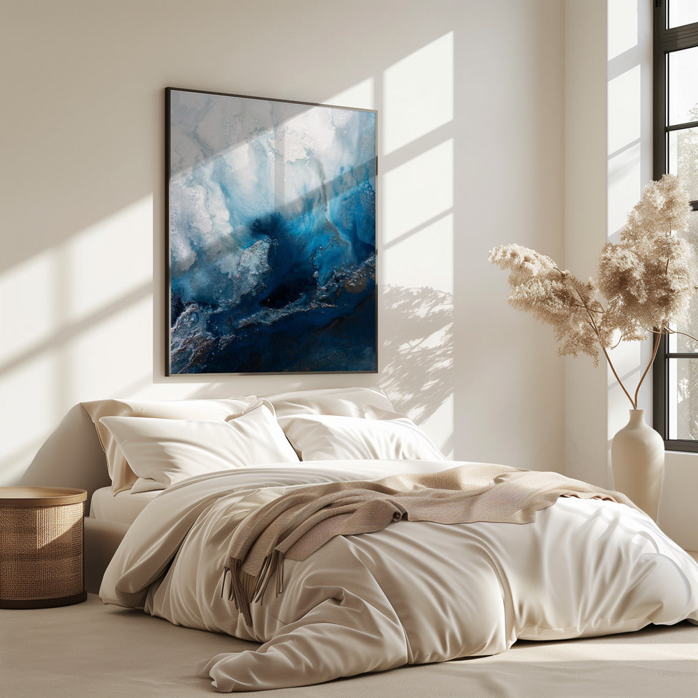 Seascape abstraction - Blue Waters | Poster